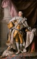 戴冠式のローブを着たジョージ 3 世国王 アラン・ラムゼイの肖像画 古典主義